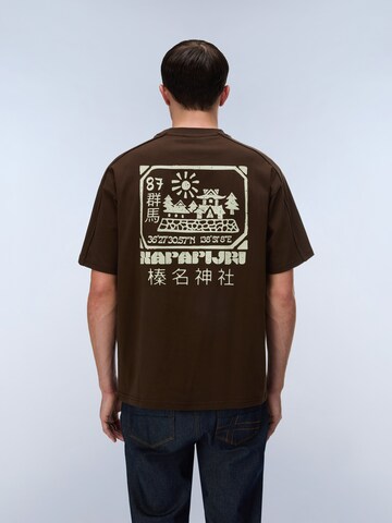 NAPAPIJRI - Camisa 'TEZA' em castanho