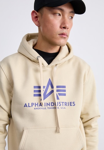 Sweat-shirt ALPHA INDUSTRIES en beige