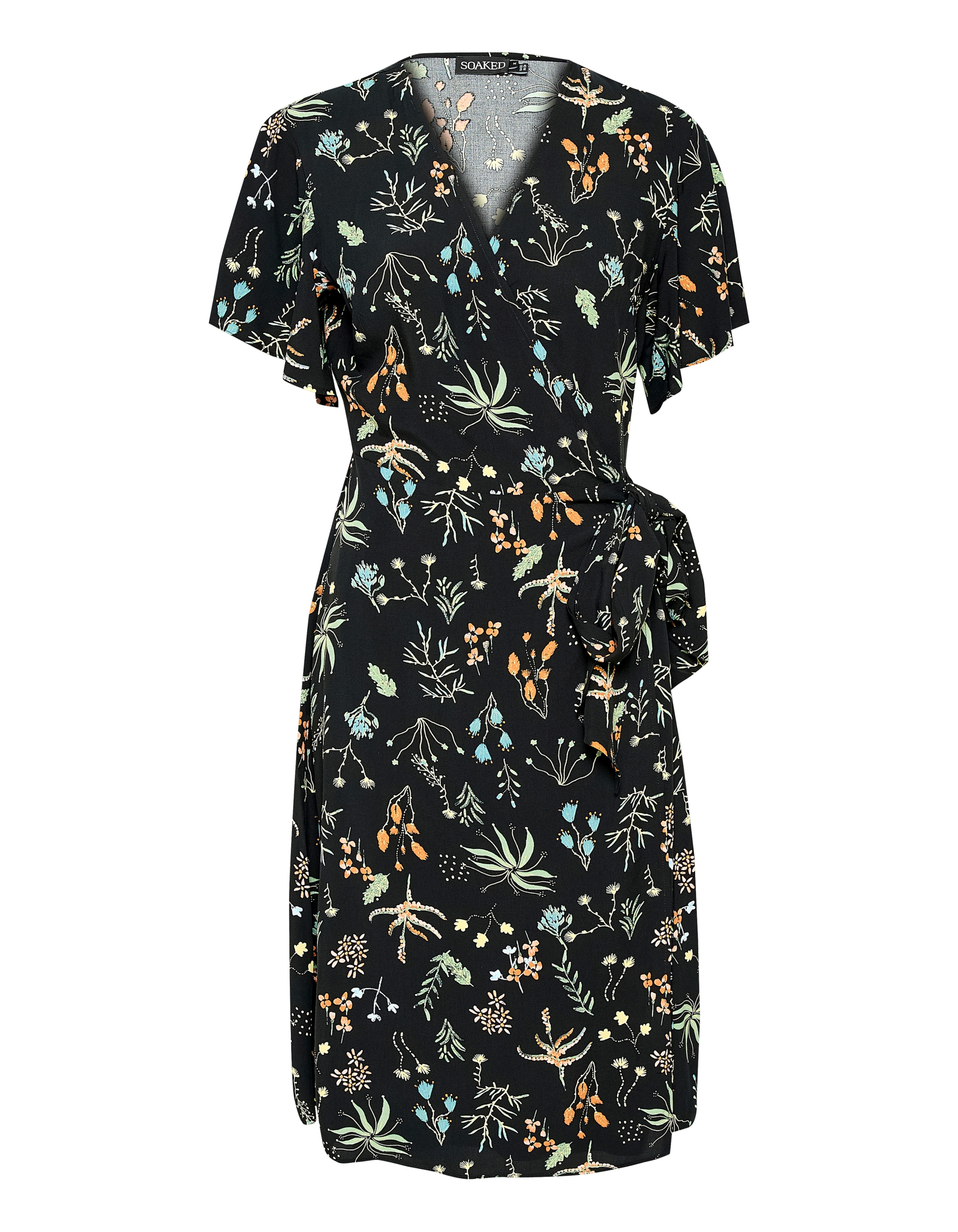 SOAKED IN LUXURY Šaty 'Indre' – černá: přední strana