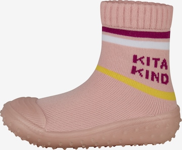 STERNTALER Socks 'Kitakind' in Pink: front