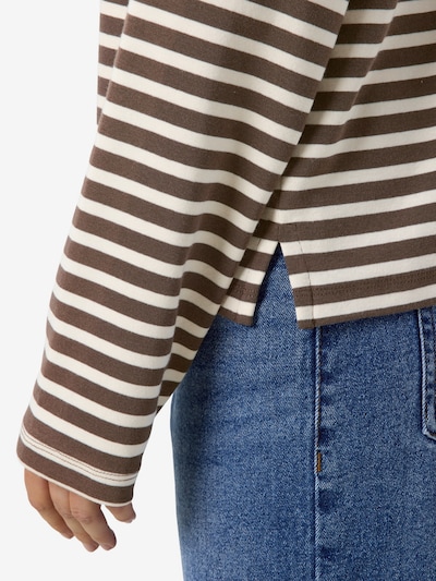 Noisy may Shirt 'NMMOCCA' in XS in Cream / Brown, Item view