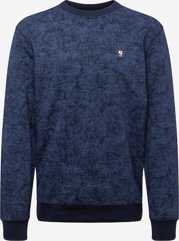 GARCIA Sweatshirt in Blauw: voorkant