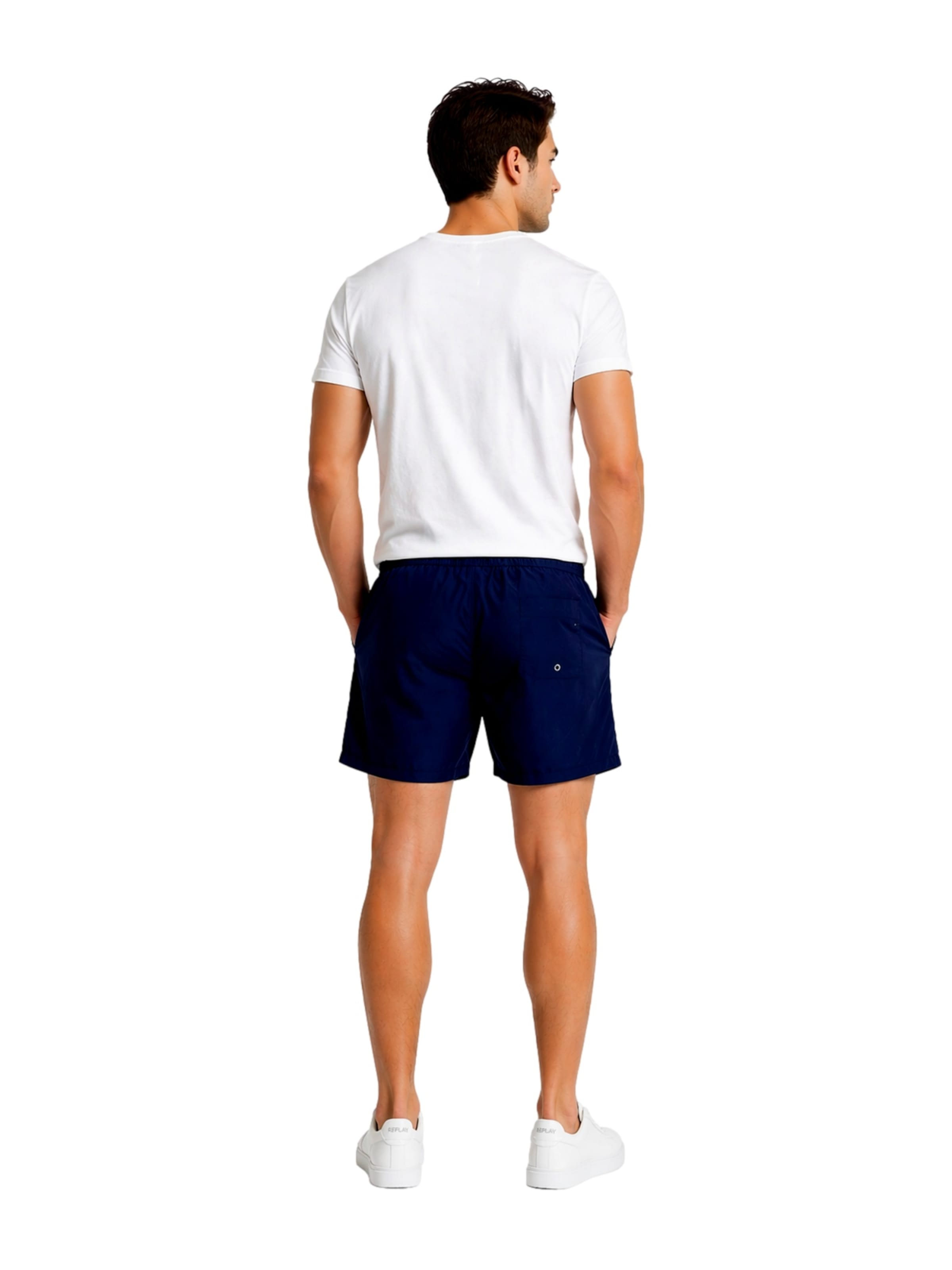 REPLAY Zwemshorts in Blauw