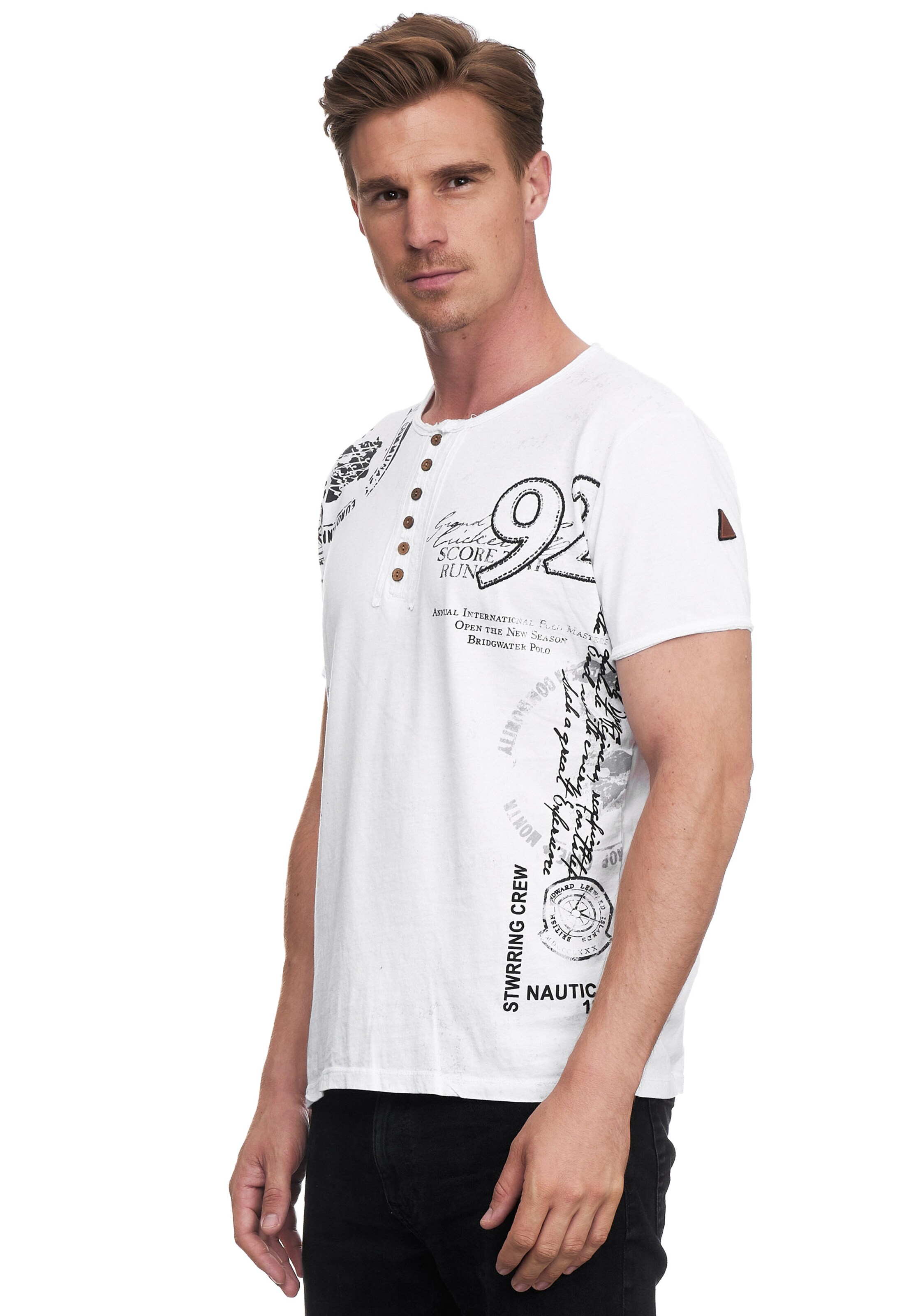 Rusty Neal T-Shirt in Weiß: Vorderseite