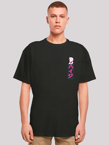 F4NT4STIC Shirt 'Heidi Dream Big Heroes of Childhood' in Black: front