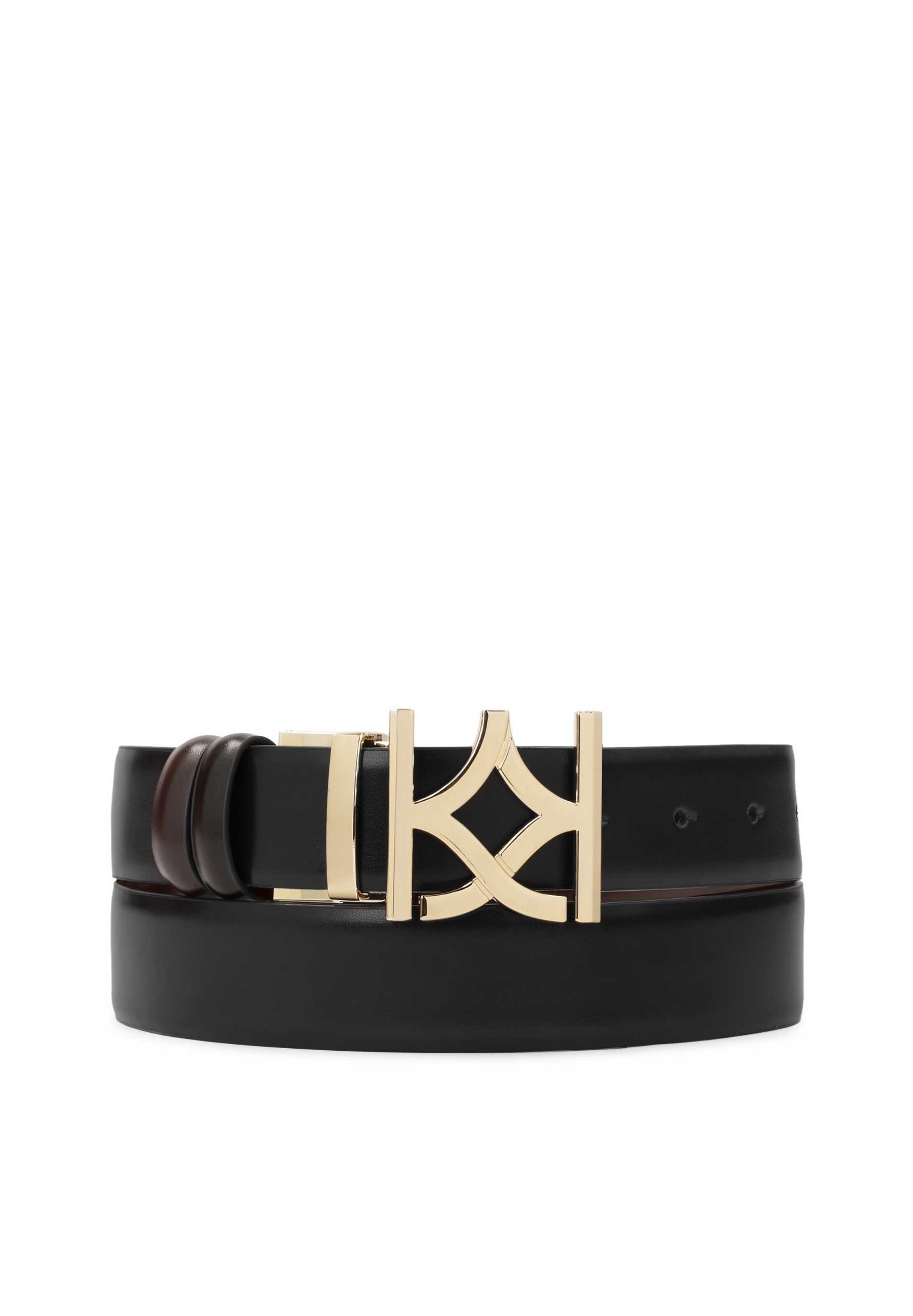 Kazar Gürtel in Schwarz: Vorderseite