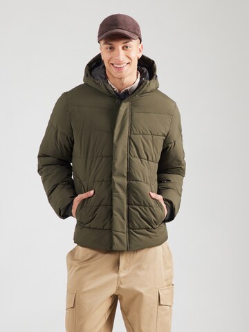 JACK & JONES Talvitakki 'JWHPACE' värissä vihreä: etupuoli