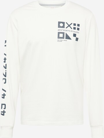 Sweat-shirt s.Oliver en blanc : devant