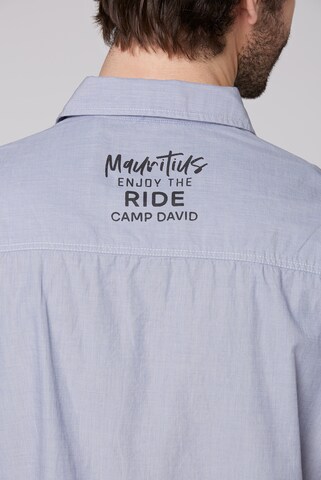 CAMP DAVID Regular Fit Hemd in Blau