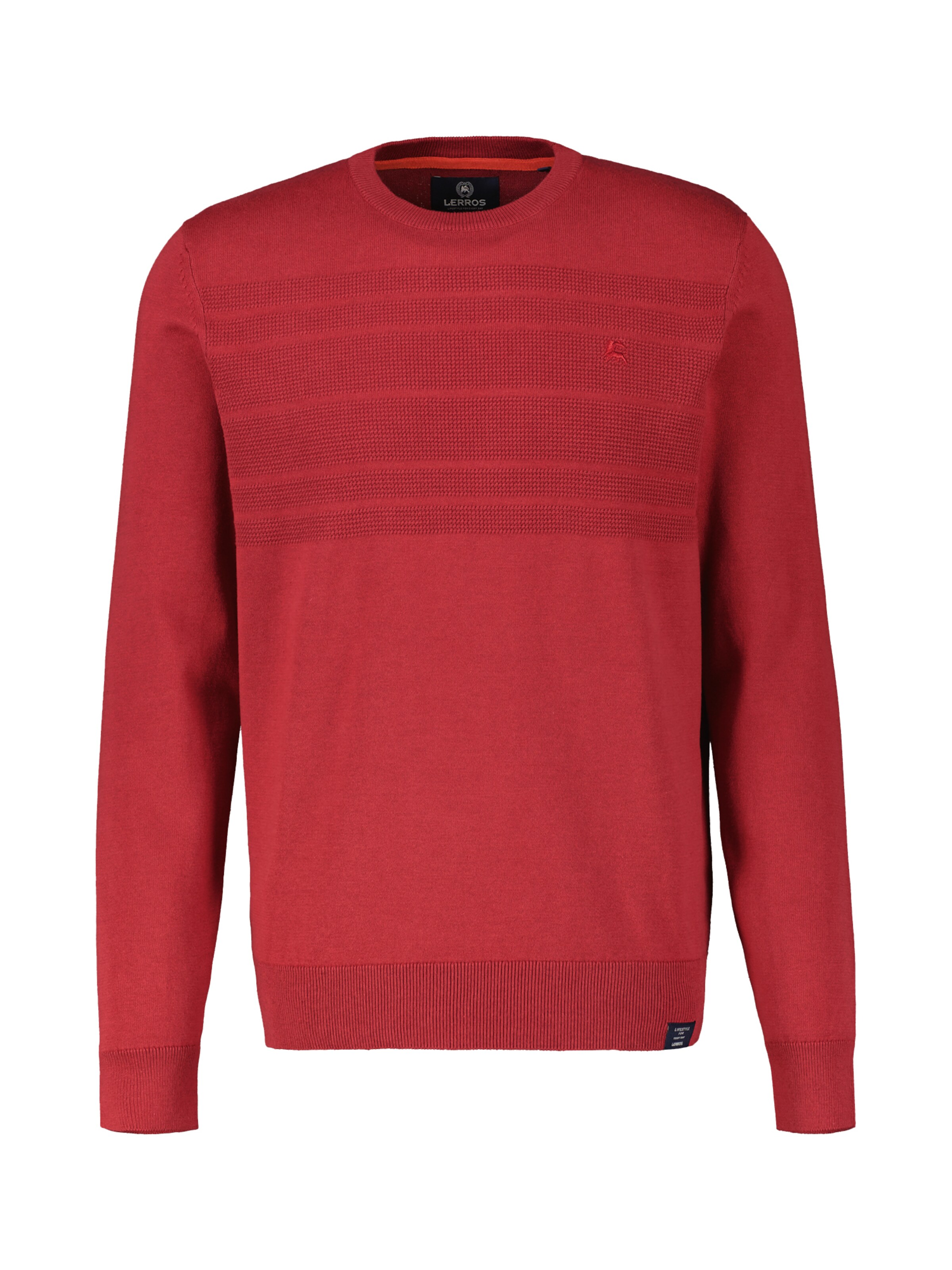 Pull-over LERROS en rouge : devant