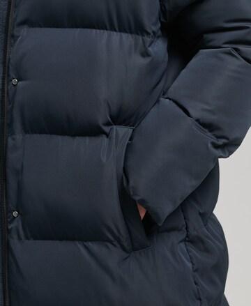 Superdry Wintermantel 'Duvet' in Blauw