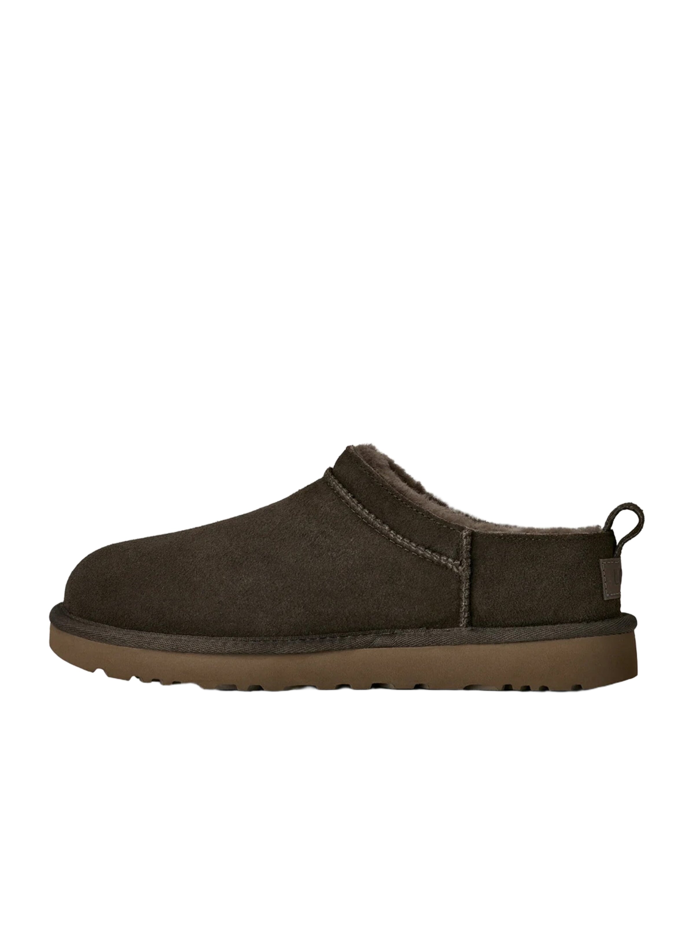 UGG - Pantufa 'Classic Micro' em castanho: frente