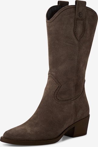 Tamaris Cowboylaarzen in Bruin: voorkant