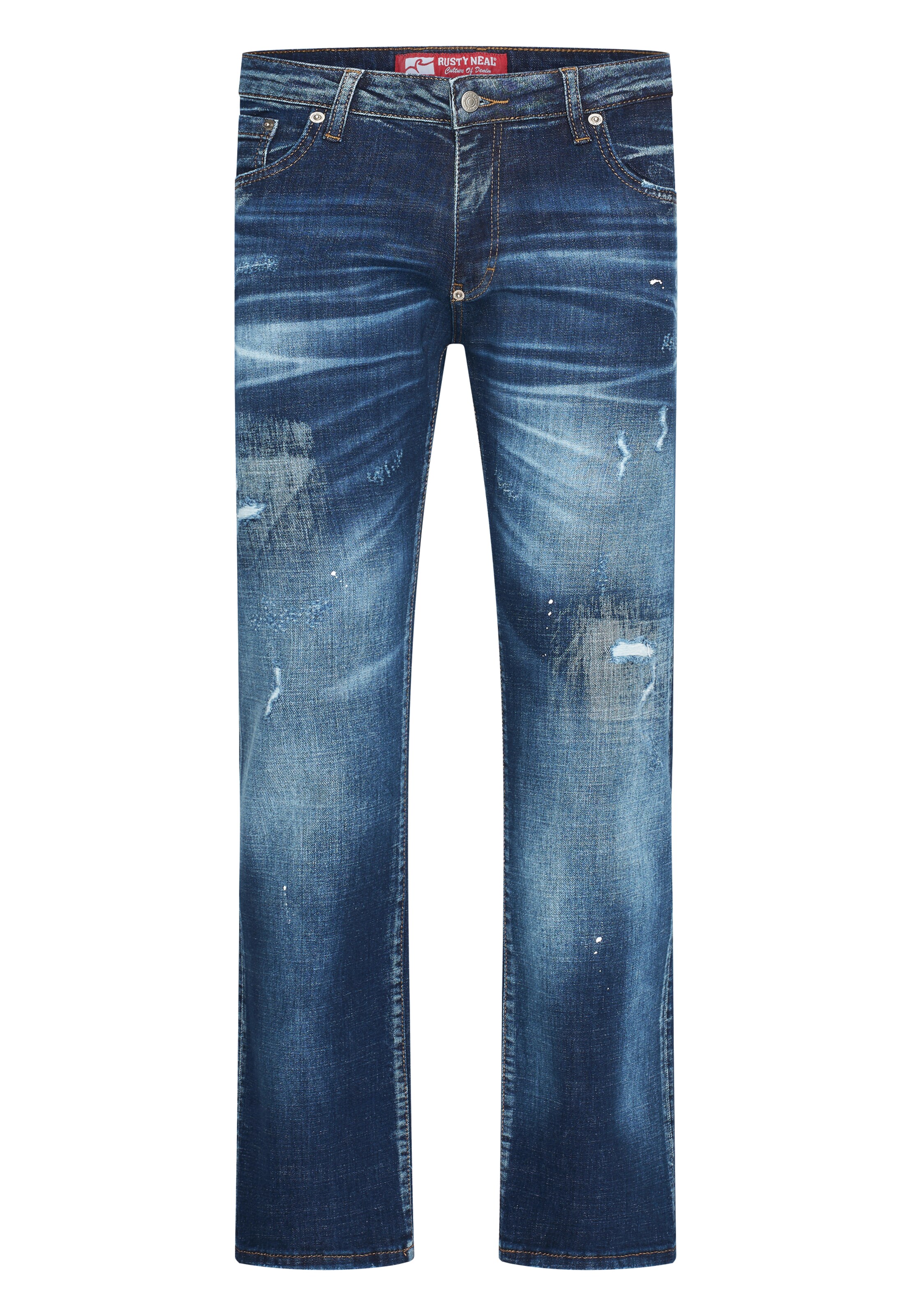 Rusty Neal Slim fit Jeans in Blue: front