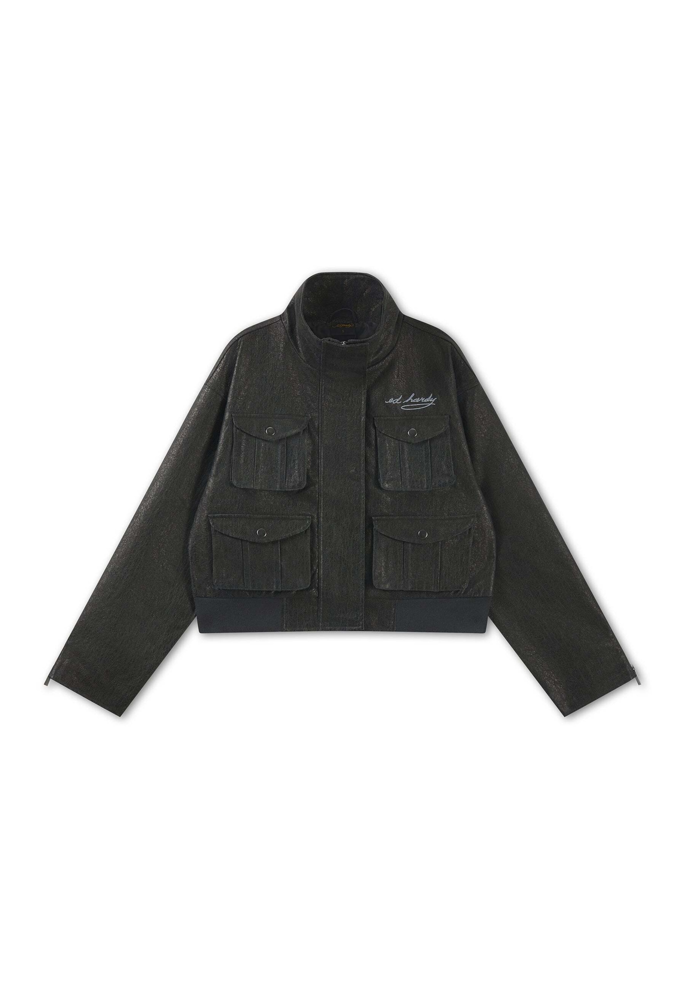 Ed Hardy - Chaqueta de invierno en gris
