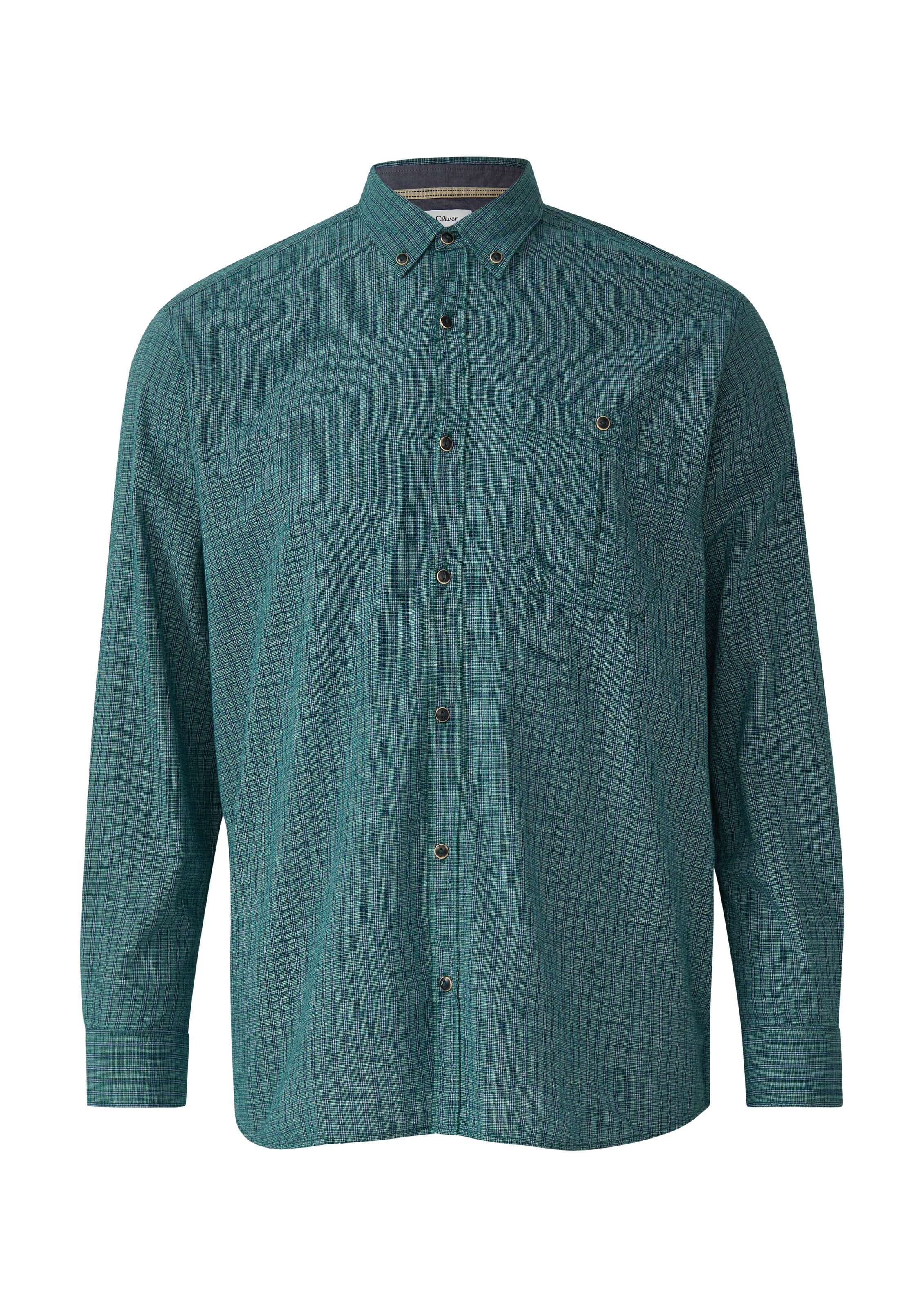 Coupe regular Chemise s.Oliver en vert : devant