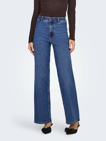 JDY Wide Leg Jeans 'JDYMOON-VANESSA' in Blau: Vorderseite