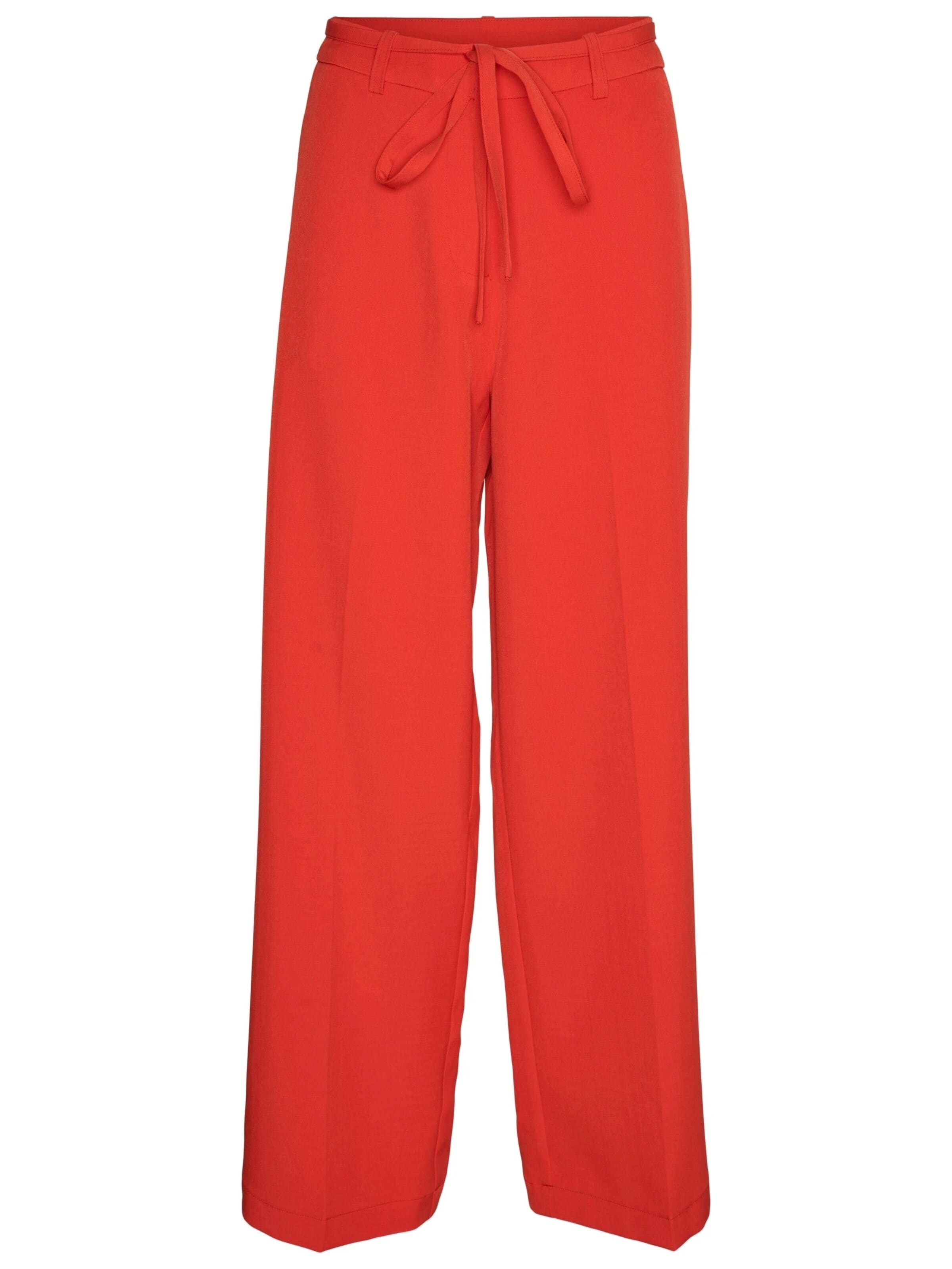 Loosefit Pantaloni '10322812' di VERO MODA in rosso: frontale