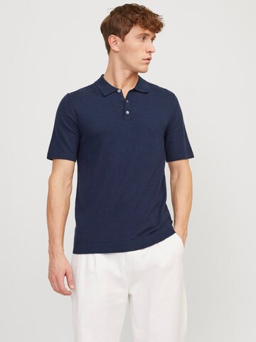 JACK & JONES Sweater 'JJEmil' in Blue: front