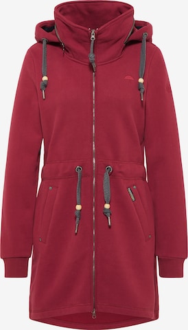 Schmuddelwedda Sweat jacket in Red: front