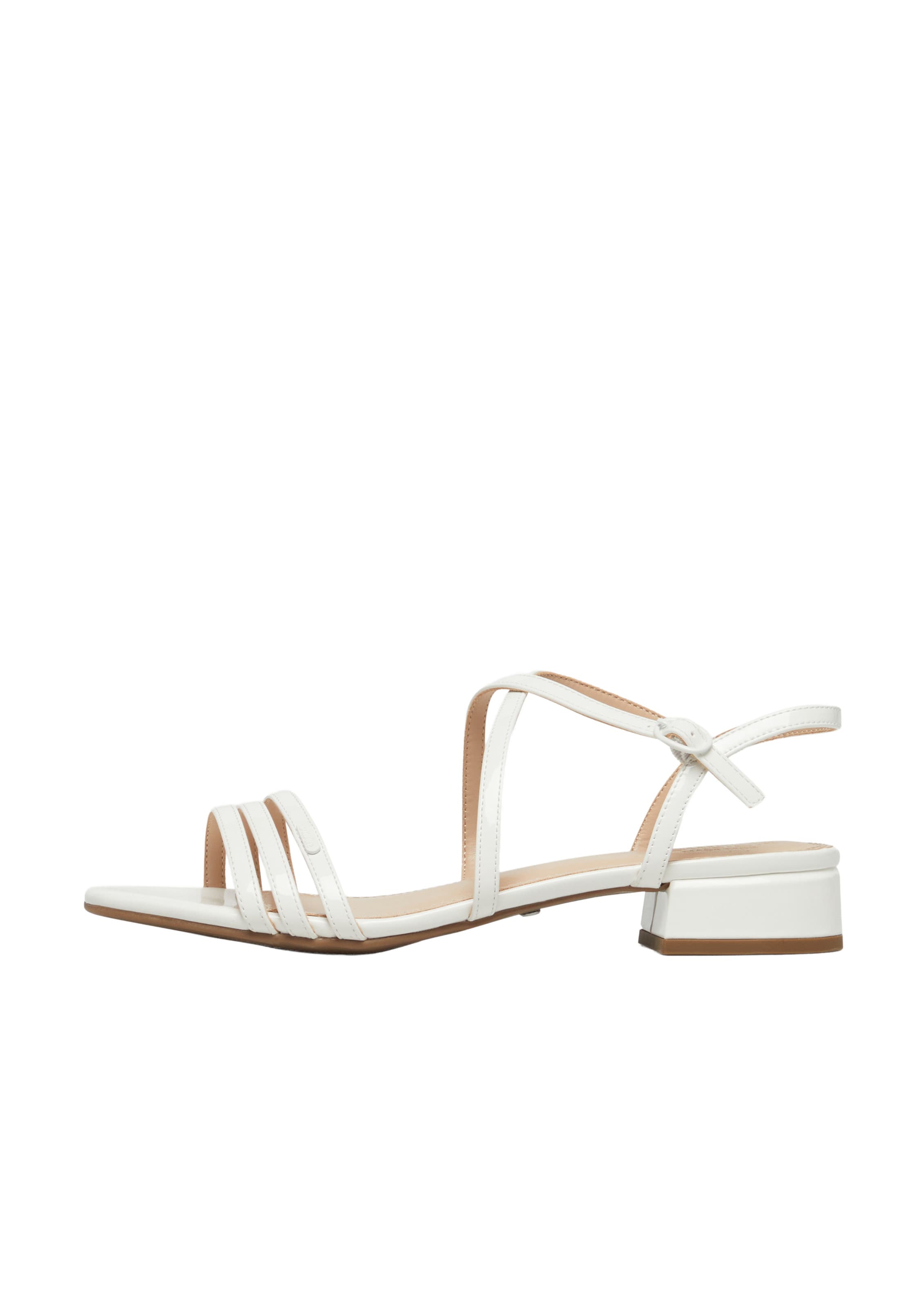 s.Oliver Strap sandal in White: front