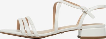 s.Oliver Strap sandal in White: front