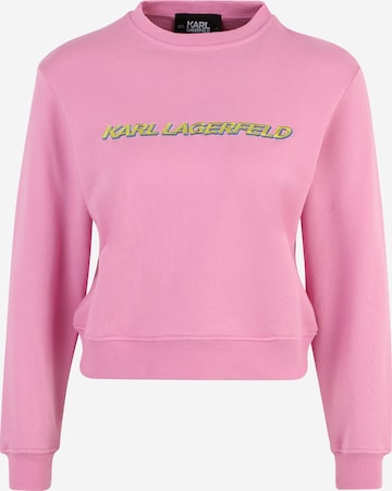 Karl Lagerfeld Sweatshirt in Pink: front