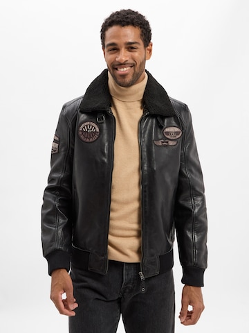 Veste mi-saison 'Chicago' Finshley & Harding en noir : devant