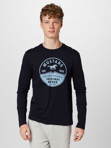 MUSTANG Shirt 'Adrian' in Blue: front