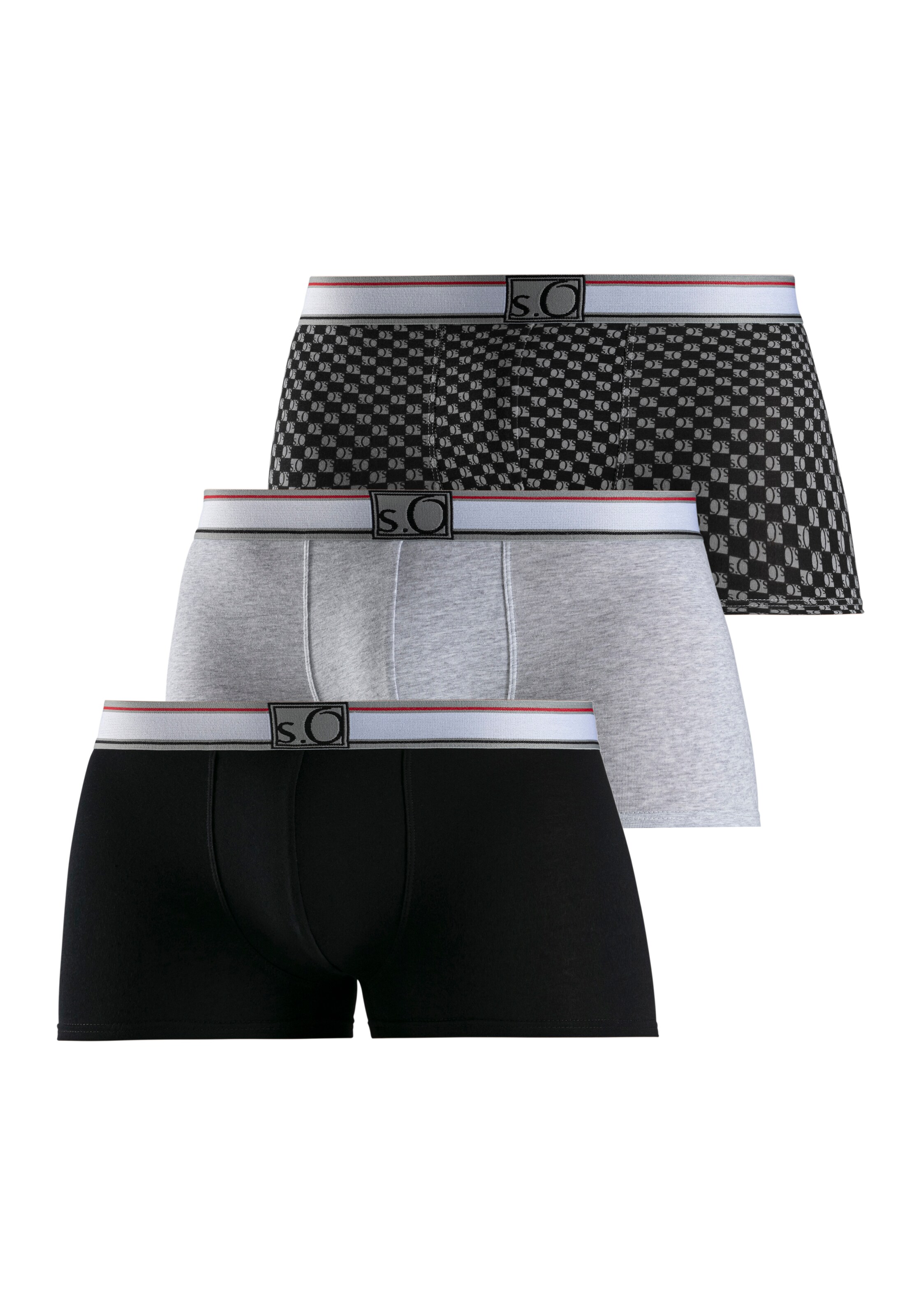Boxers s.Oliver en gris : devant