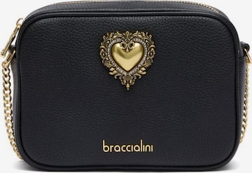 Braccialini Crossbody Bag 'Jinny Leather' in Black: front