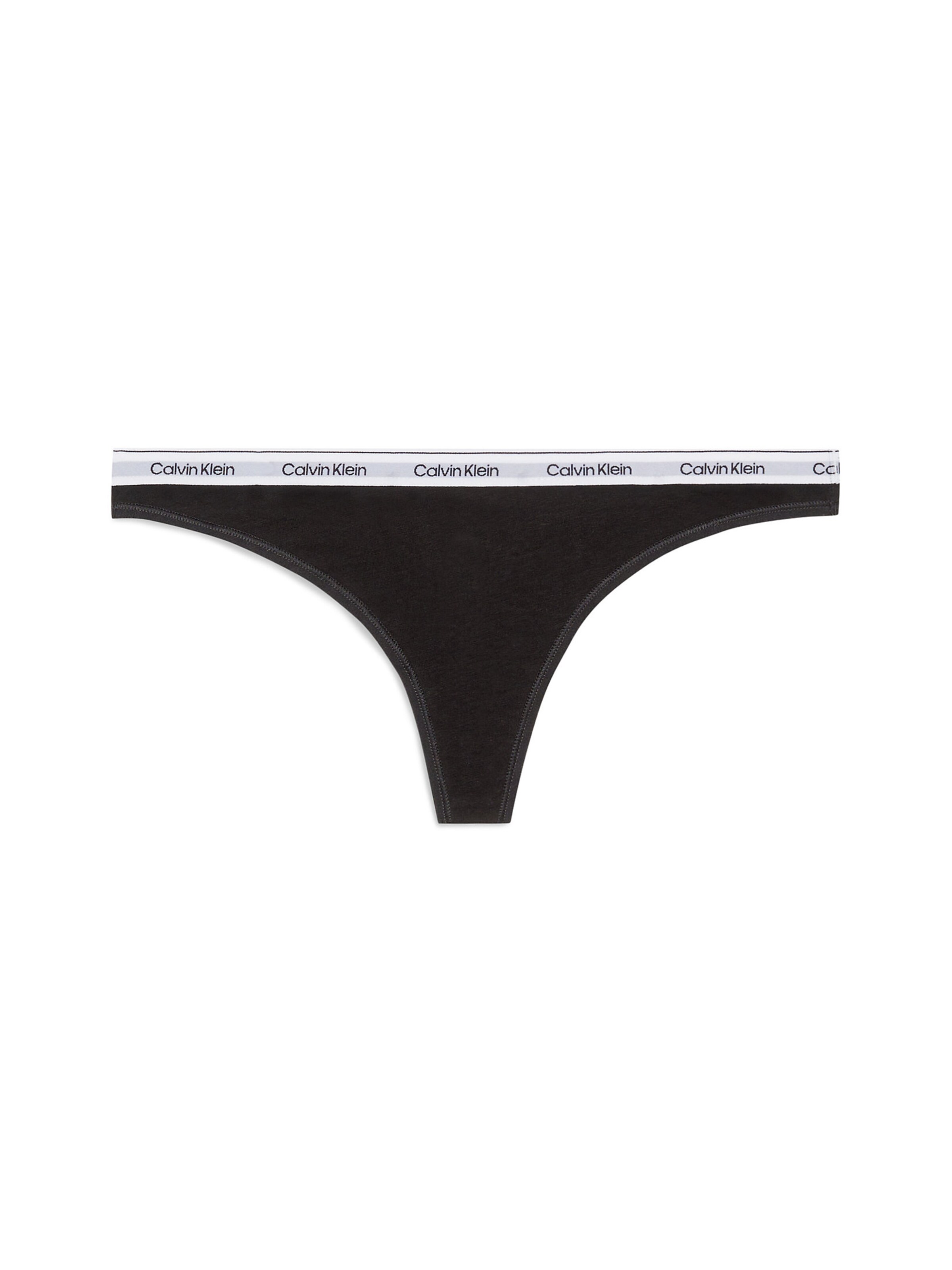 Calvin Klein Underwear Tanga – černá: zadní strana
