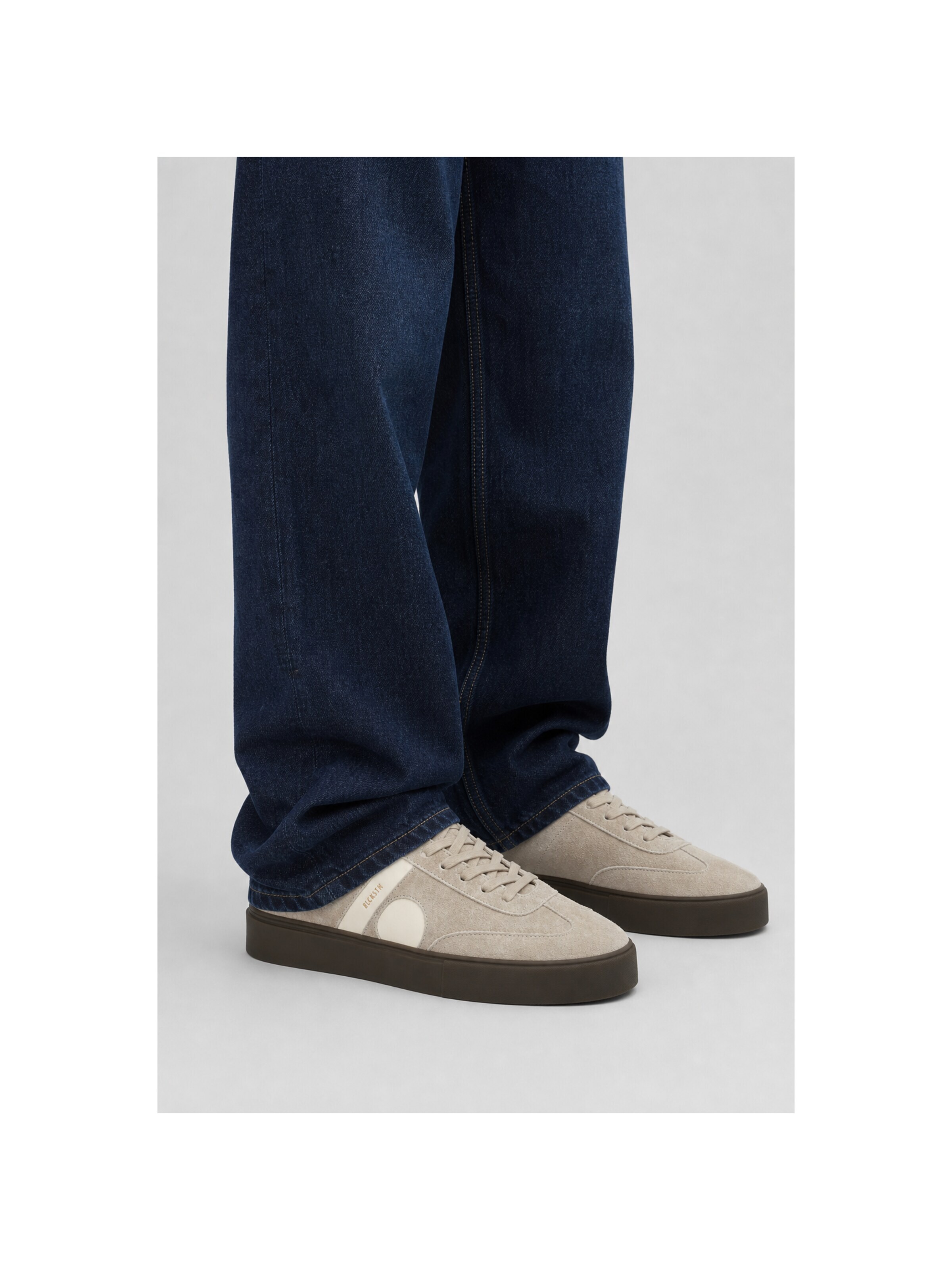 BLACKSTONE Låg sneaker 'Quartz Auden EG555' i grå