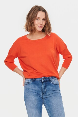 Pullover 'Mila' di SAINT TROPEZ in rosso: frontale