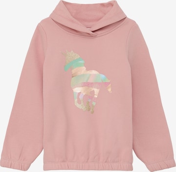 Sweat-shirt s.Oliver en rose : devant