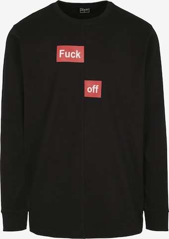 Mister Tee Shirt in Black: front