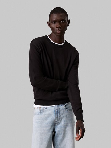 Calvin Klein Trui in Zwart: voorkant