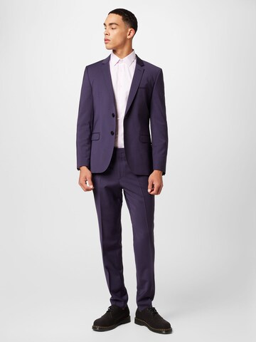 HUGO Red Slim fit Suit 'Arti/Hesten' in Blue