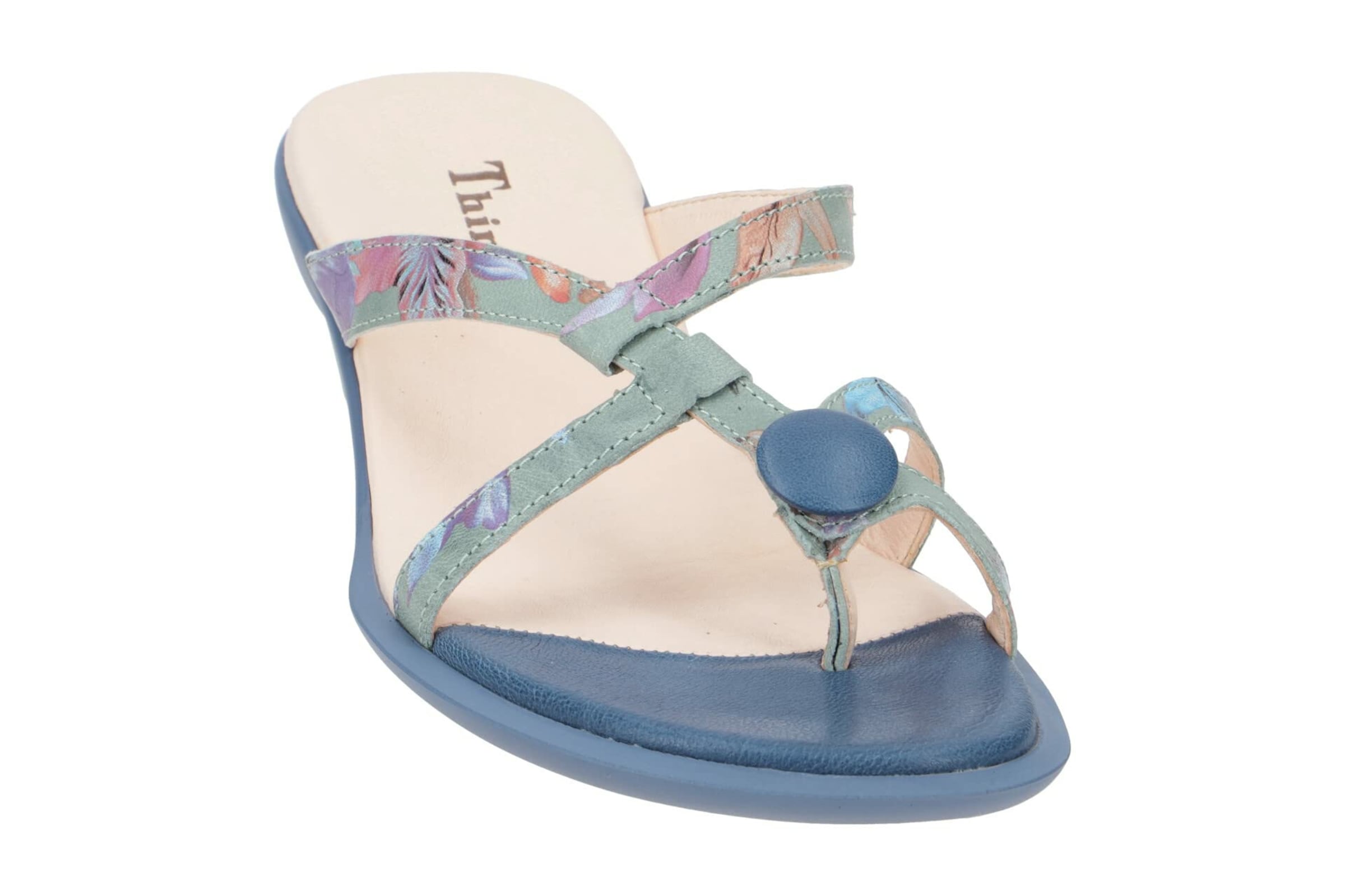 THINK! T-Bar Sandals in Blue