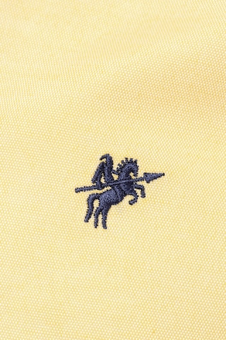 DENIM CULTURE - Regular Fit Camisa 'MYLES' em amarelo