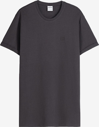Bershka T-Shirt in dunkelgrau, Produktansicht