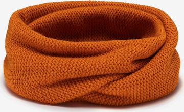 Écharpe tube '7103' Vivisence en orange : devant