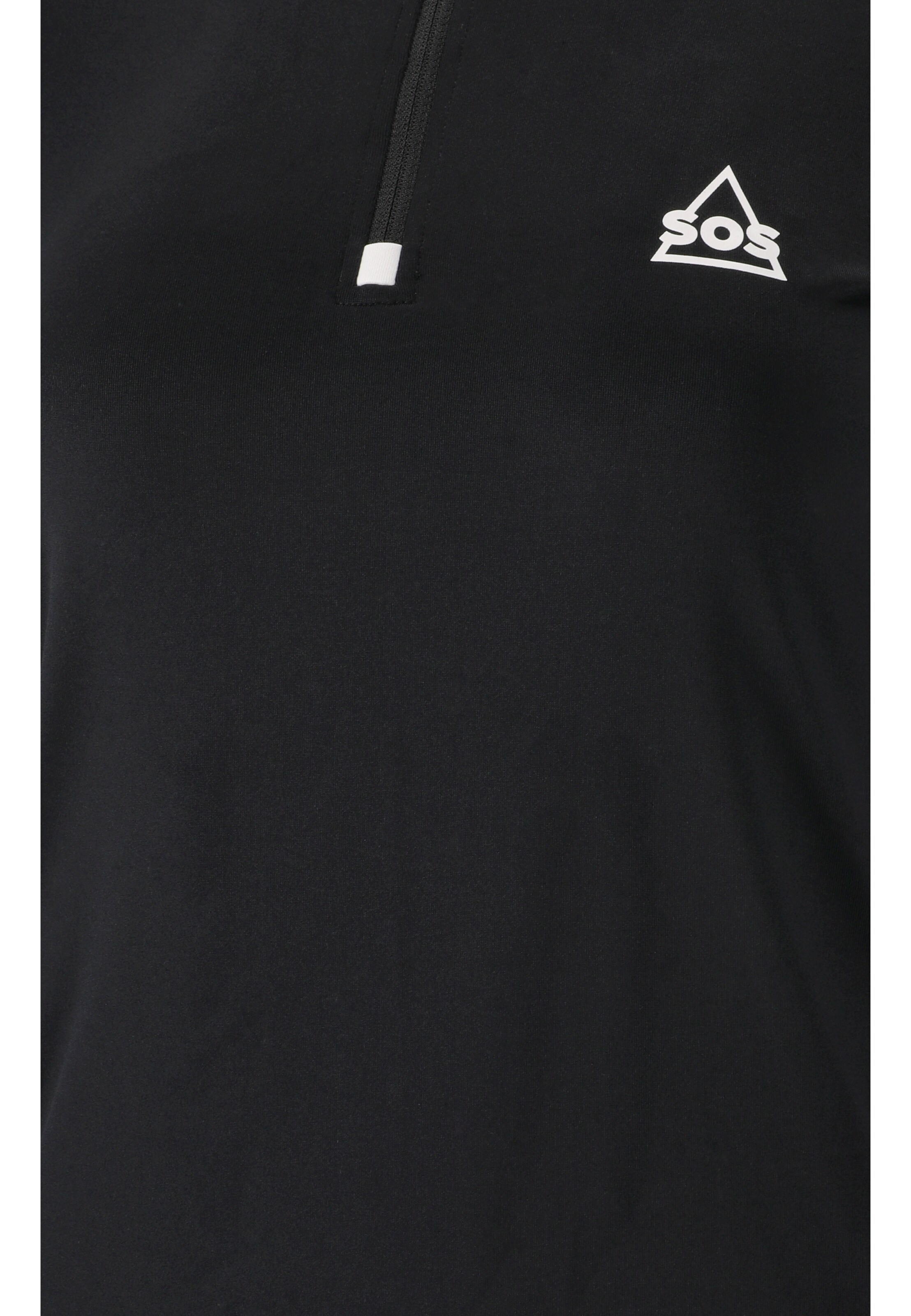 SOS Shirt 'Åre' in Zwart