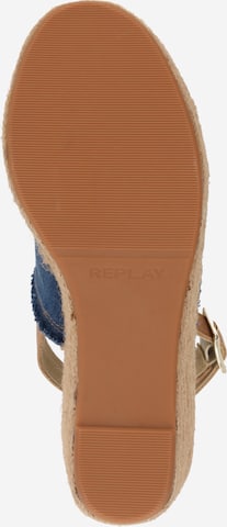REPLAY Strap Sandals in Brown
