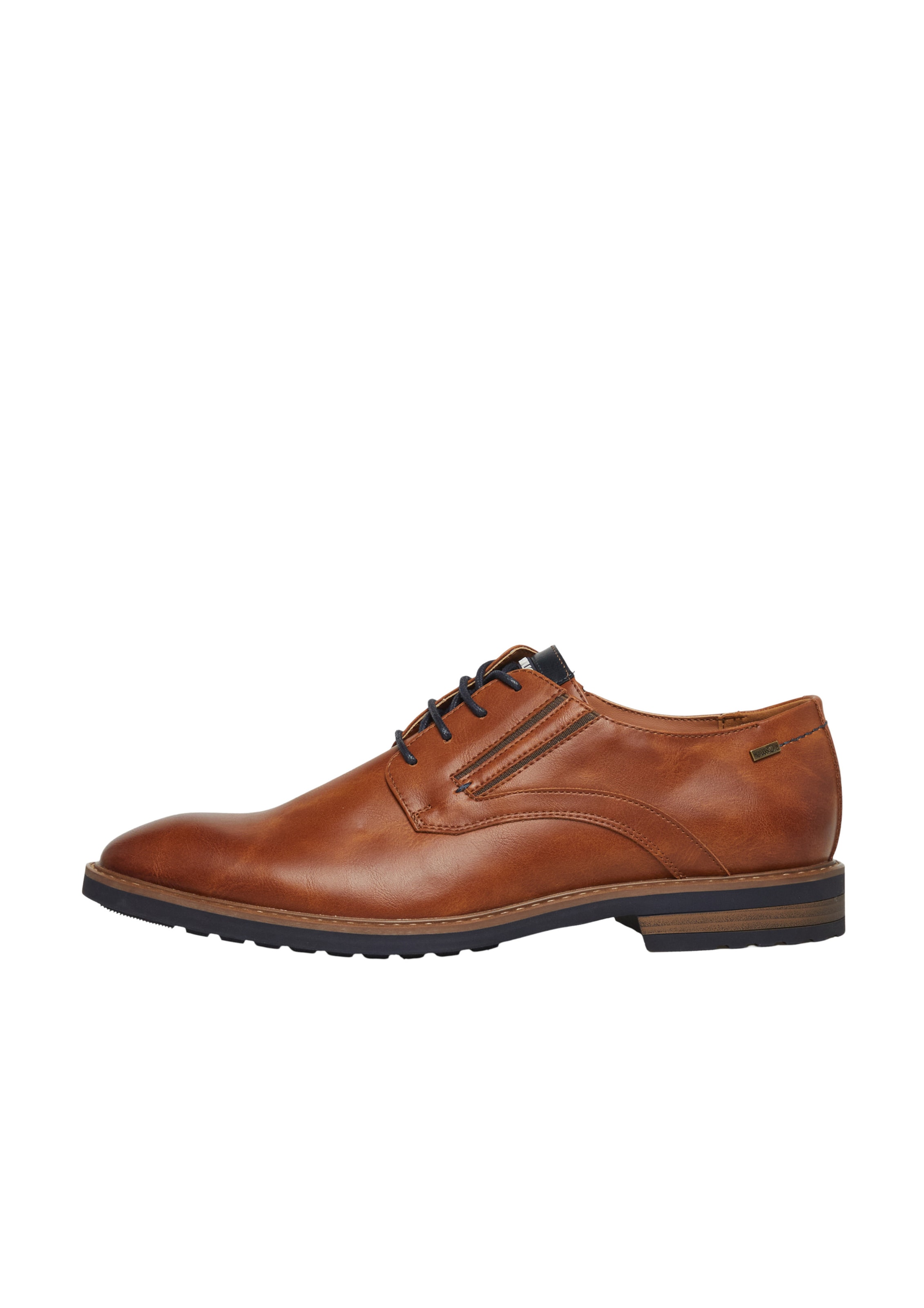 s.Oliver Lace-up shoe in Brown: front