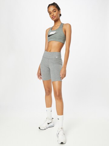 NIKE Skinny Sportshorts 'One' in Grau