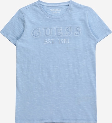 GUESS Shirt in Blauw: voorkant