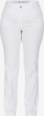 KjBRAND Regular Jeans in White: front