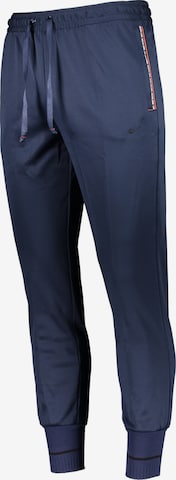 NIKE Tapered Sports trousers in Blue: front