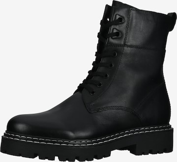 MARCO TOZZI Schnürstiefelette in Schwarz: Vorderseite